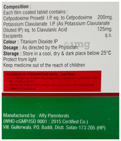 Cefabid 200 CV Tablet image Cefabid 200 CV Tablet image