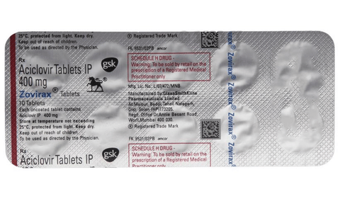 Zovirax 400 Tablet image