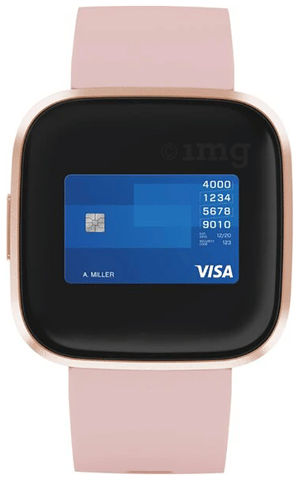 Fitbit versa 2 smart watch copper rose alu petal band clearance