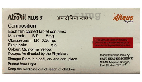 Altonil Plus 5 Tablet image