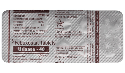 Uriease 40 Tablet image