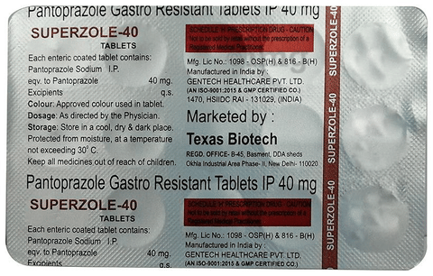 Superzole 40 Tablet image