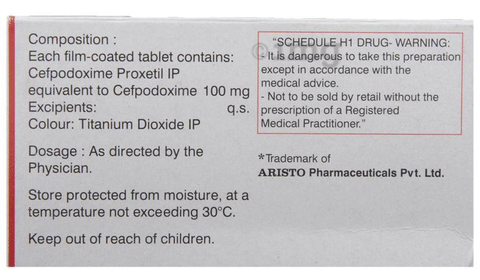 Monocef-O 100 Tablet image