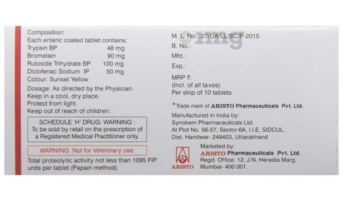 Zymoflam D Tablet image