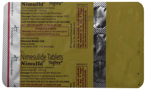 Nimulid Tablet image