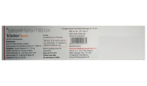 Vintor 6000IU Injection image