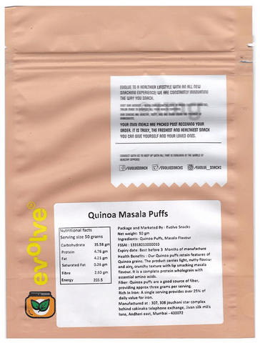 Evolve Quinoa Masala Puffs image