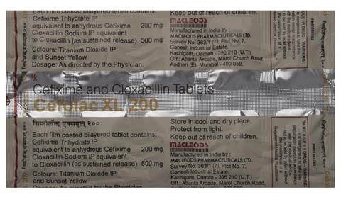 Cefolac XL 200 Tablet image Cefolac XL 200 Tablet image