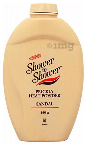 Shower to Shower Prickly Heat Powder Sandal Buy bottle of 75.0 gm Powder at best price in India 1mg