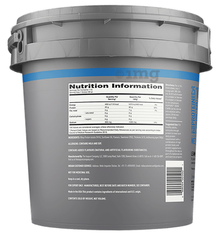 Isopure Zero Carb 100% Whey Protein Isolate Powder Creamy Vanilla