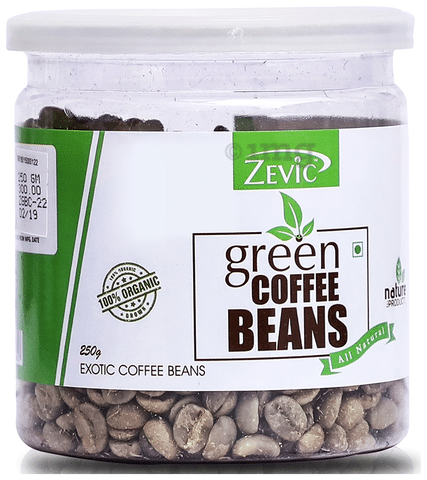 Zevic Organic Exotic Green Coffee Beans Buy packet of 250.0 gm