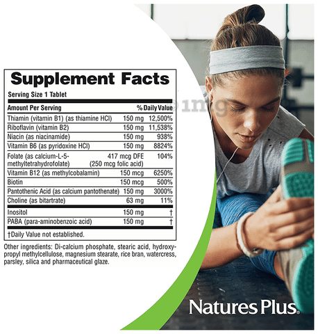 Natures Pluse Sustained Release Mega B-150 Tablet image