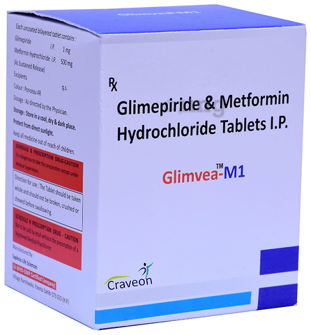 Glimvea-M 1 Tablet image Glimvea-M 1 Tablet image