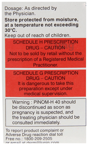 Pinom H 40 Tablet image Pinom H 40 Tablet image