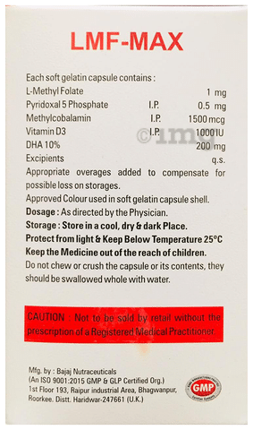 Lmf-Max Soft Gelatin Capsule