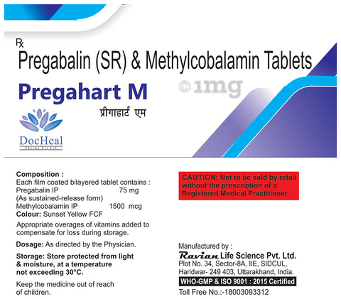 Pregahart M Tablet SR image Pregahart M Tablet SR image