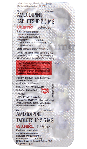 Amlopin 2.5 Tablet image Amlopin 2.5 Tablet image