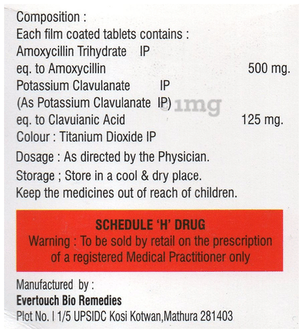 Kediclave 625 Tablet image