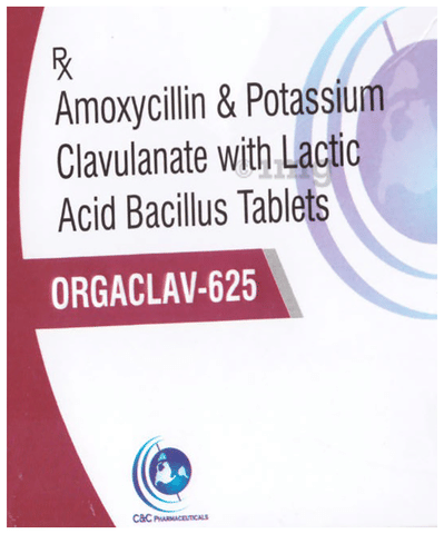 Orgaclav 625 Tablet image