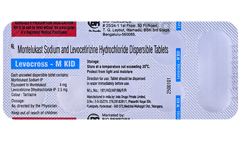 Levocross-M Kid Tablet DT image Levocross-M Kid Tablet DT image