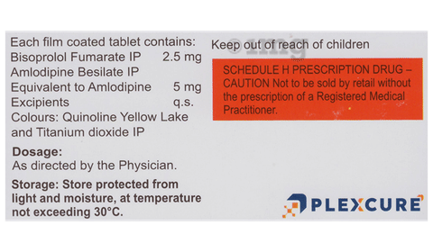 Bisproplex AM 2.5 Tablet image Bisproplex AM 2.5 Tablet image
