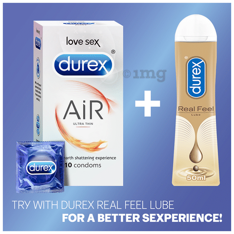 Durex Air Ultra Thin Condom: Buy packet of 10.0 condoms at best price in  India