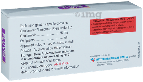 Fluvir 75mg Capsule image