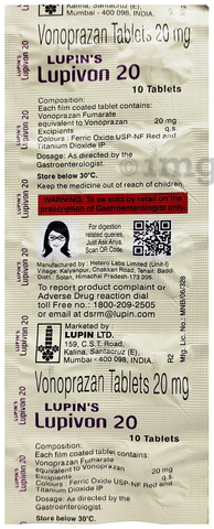 Lupivon 20 Tablet image Lupivon 20 Tablet image
