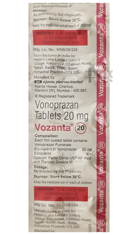 Vozanta 20 Tablet image