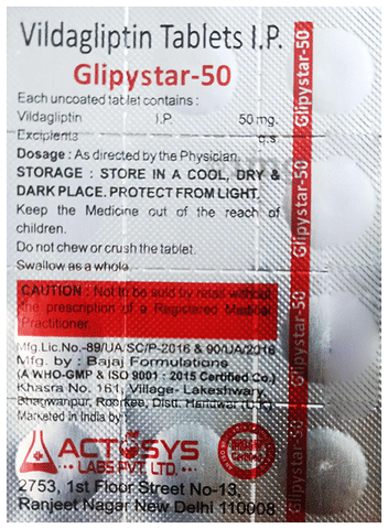 Glipystar 50 Tablet