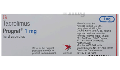 Prograf 1mg Hard Capsule image