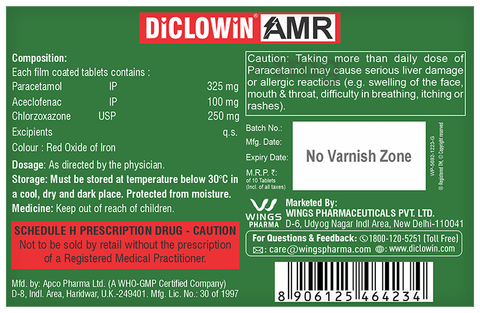 Diclowin AMR Tablet image