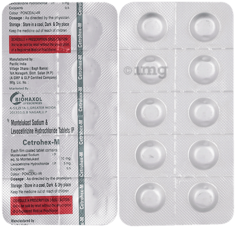 Cetrohex M 5mg/10mg Tablet image