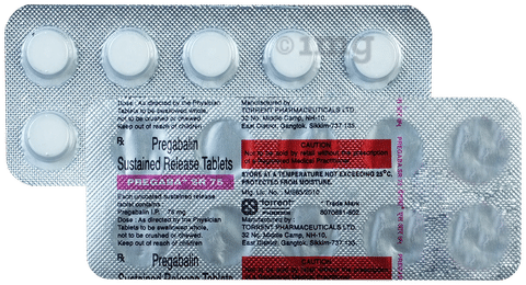 Pregaba SR 75 Tablet image Pregaba SR 75 Tablet image