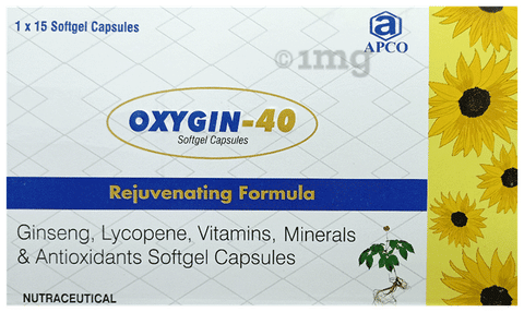 Apco Oxygin-40 Softgel Capsule image