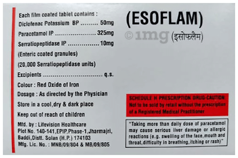 Esoflam Tablet