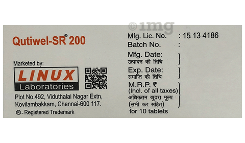 QUTIwel 200mg Tablet SR image