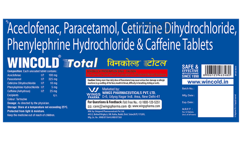 Wincold Total Tablet image