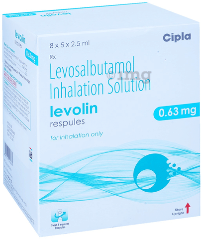 Levolin 0.63mg Respules image Levolin 0.63mg Respules image