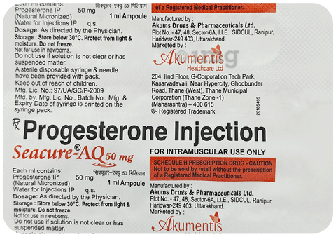 Seacure-AQ 50mg Injection image
