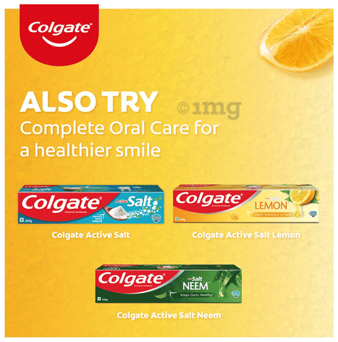 Colgate Active Salt Lemon Toothpaste image