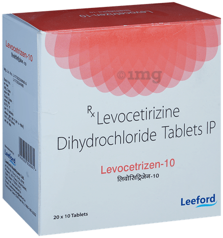 Levocetrizen 10mg Tablet image Levocetrizen 10mg Tablet image