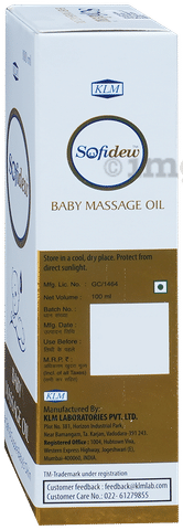 Sofidew baby massage oil hindi clearance
