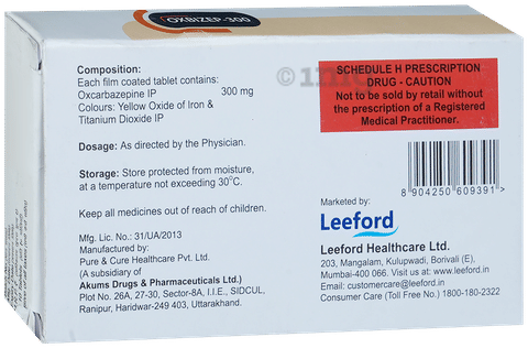 Oxbizep 300mg Tablet image Oxbizep 300mg Tablet image