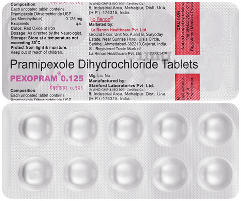 Pexopram 0.125mg Tablet image