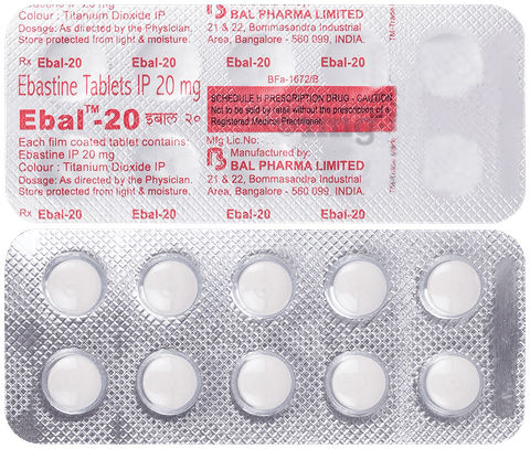 Ebal 20 Tablet image