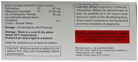 Telsive Beta 50 Tablet ER image Telsive Beta 50 Tablet ER image
