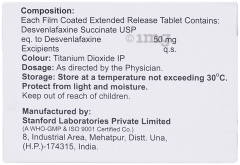 Desveren 50 Tablet ER image