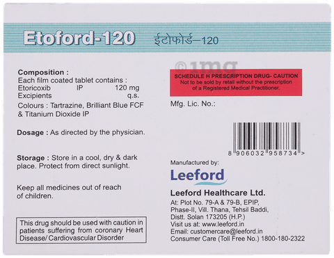 Etoford 120 Tablet image Etoford 120 Tablet image
