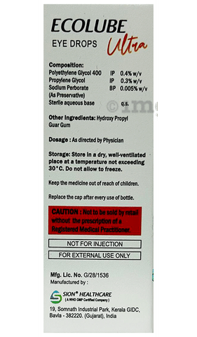 Ecolube Ultra Eye Drop image